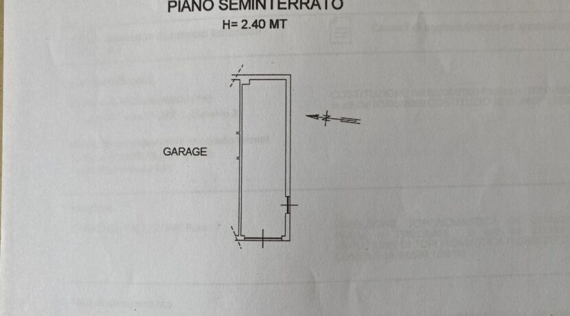 planimetria garage